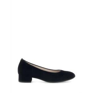 NEW GABOR women's babs pump suede court shoes in black